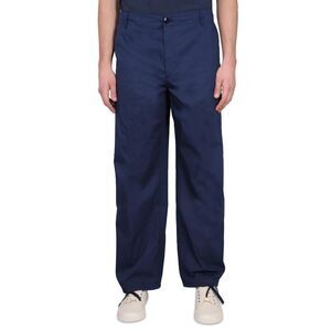 KENZO Men's Straight-Leg Relaxed Fit Trousers Men BLUE Pants